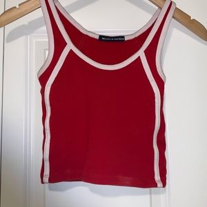 Brandy Melville Red Athletic Top